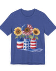 Patriotic Sunflowers Women's Tee