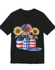 Patriotic Sunflowers Women's Tee