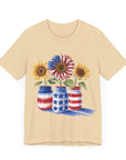 Patriotic Sunflowers Women's Tee