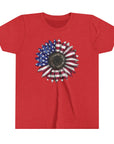 Patriotic Sunflower Youth Tee