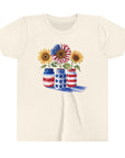 Patriotic Sunflowers Youth Tee