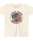 Loves Jesus & America Too Youth Tee