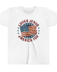 Loves Jesus & America Too Youth Tee