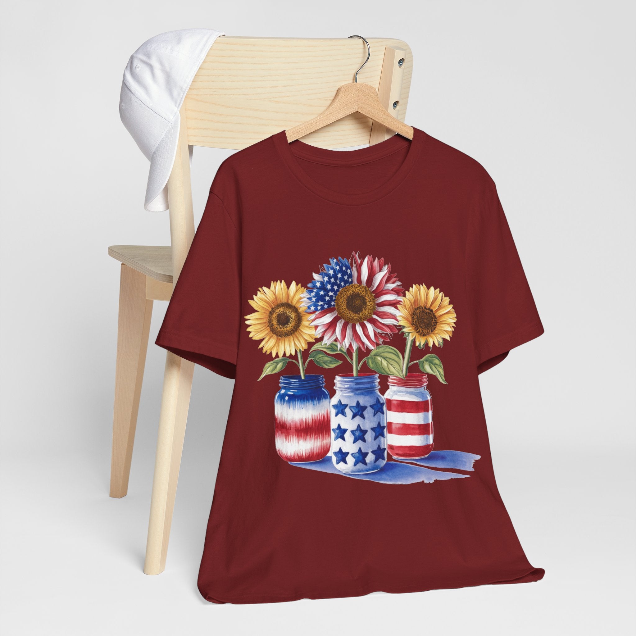 Patriotic Sunflowers Women&#39;s Tee