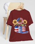 Patriotic Sunflowers Women's Tee