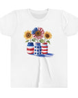 Patriotic Sunflowers Youth Tee