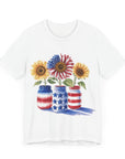 Patriotic Sunflowers Women's Tee