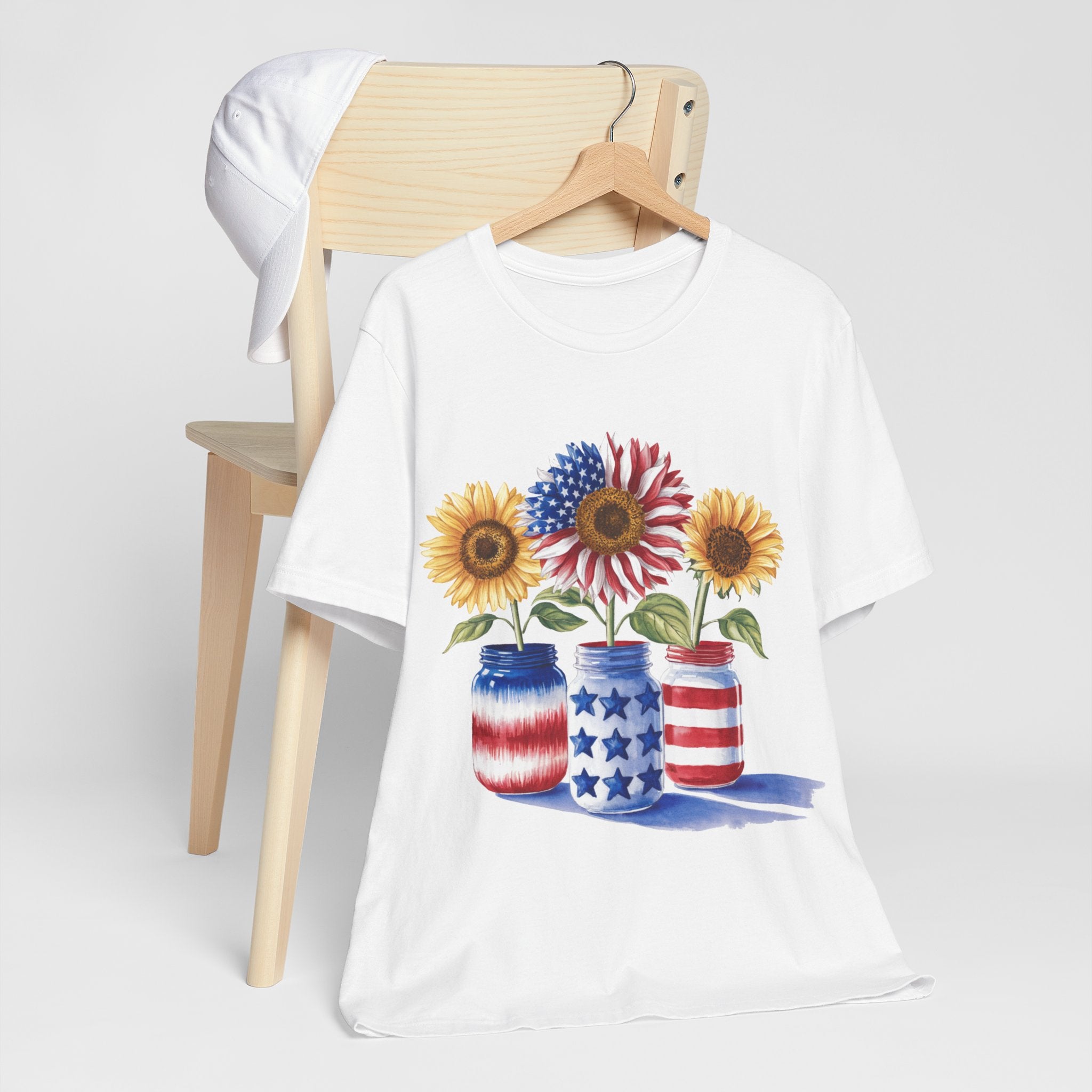 Patriotic Sunflowers Women&#39;s Tee