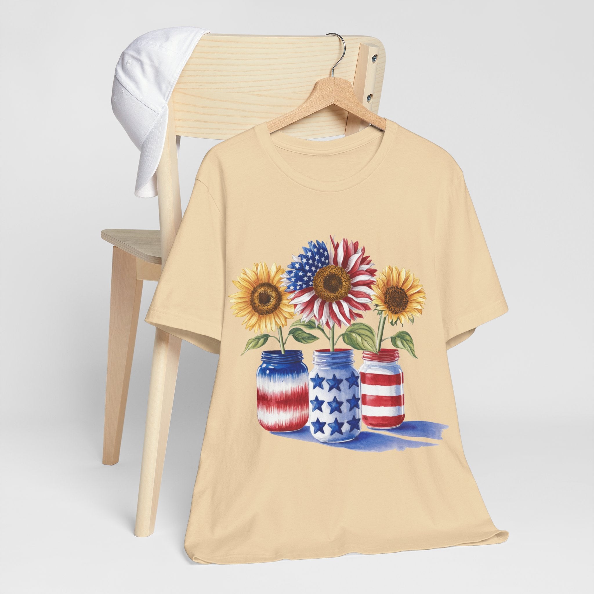 Patriotic Sunflowers Women&#39;s Tee