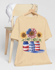 Patriotic Sunflowers Women's Tee