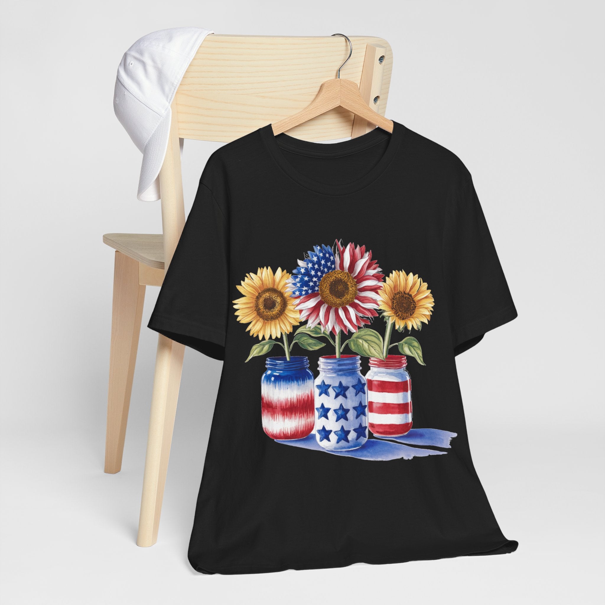 Patriotic Sunflowers Women&#39;s Tee