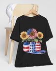 Patriotic Sunflowers Women's Tee