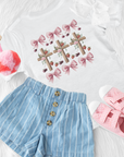 Cross & Bows Girls Tee