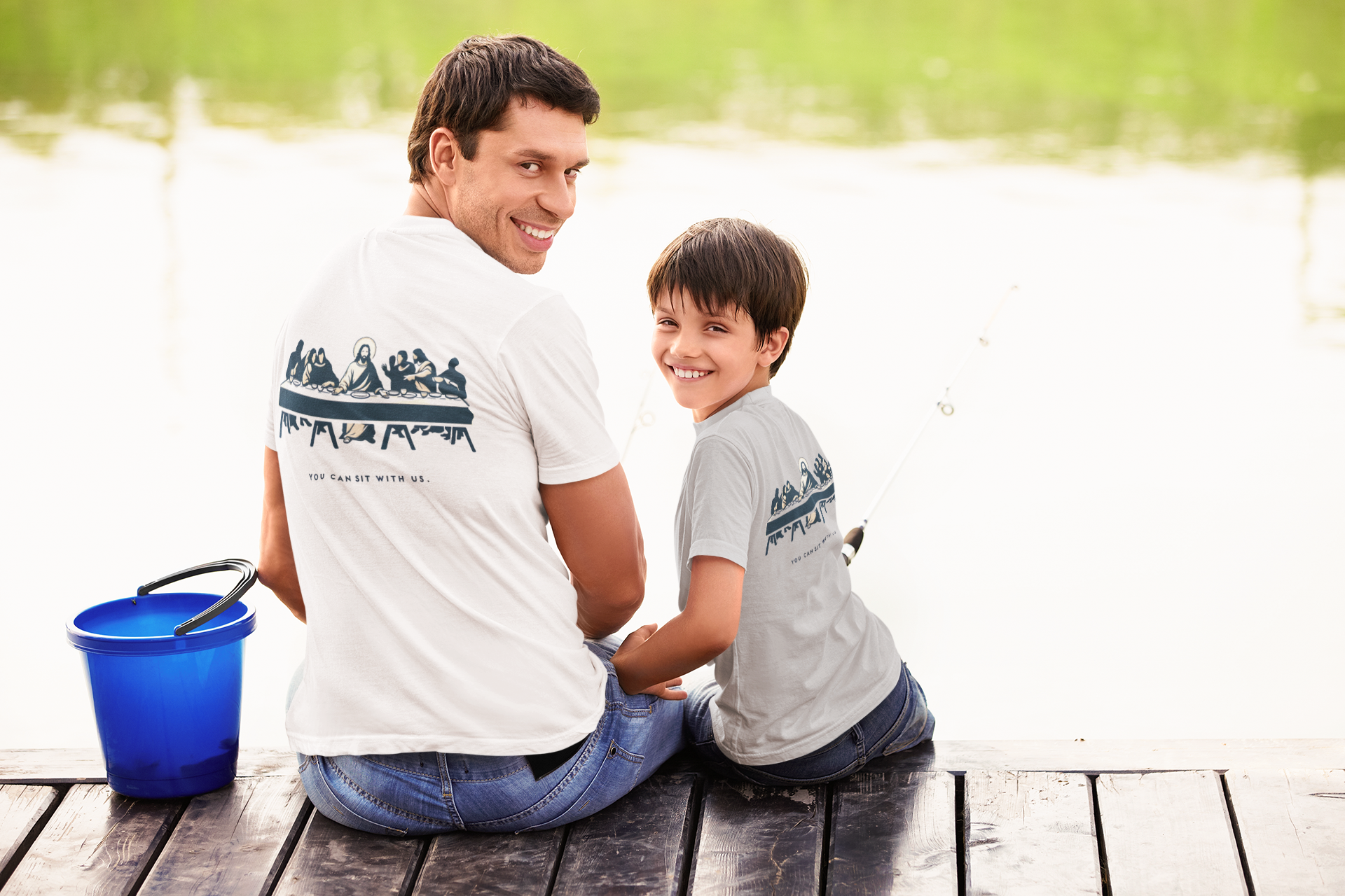 YOU CAN SIT WITH US Youth Boy Short Sleeve Tee